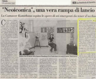 La Provincia di Sondrio (23 settembre 2006)