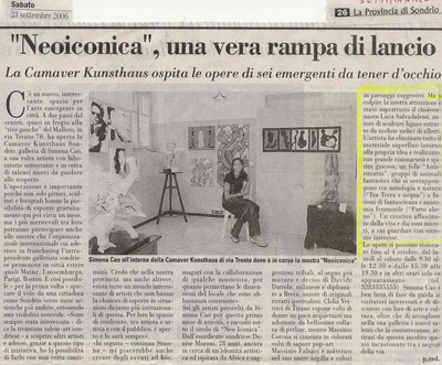 La Provincia di Sondrio (23 settembre 2006)
