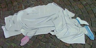 Modina per scultura “Incidente” (gennaio 2008)